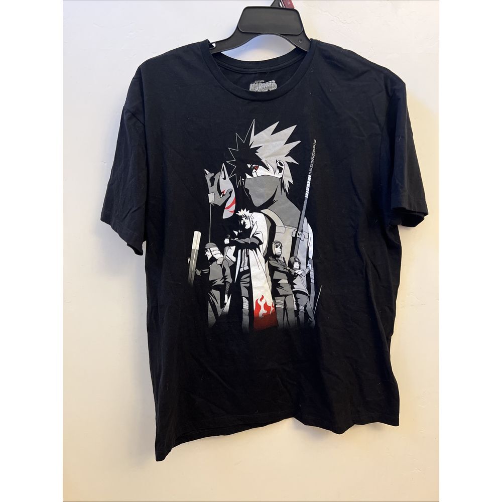 Naruto Shippuden Graphic T-Shirt Ripple Junction‎ Black Size XL